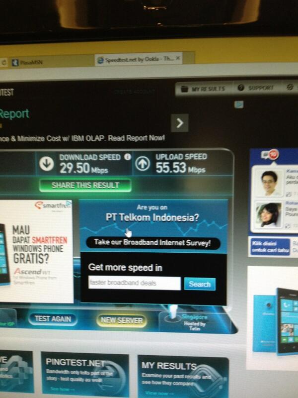 Review Speed Test Jaringan Internet 4G Di BALI gan