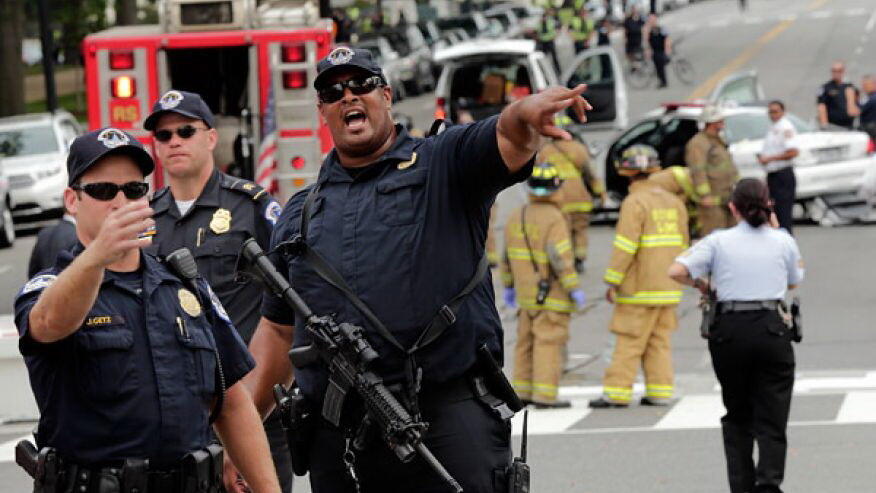 Foto - Foto Setelah Peristiwa Penembakan di Capitol Hill