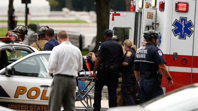 Foto - Foto Setelah Peristiwa Penembakan di Capitol Hill