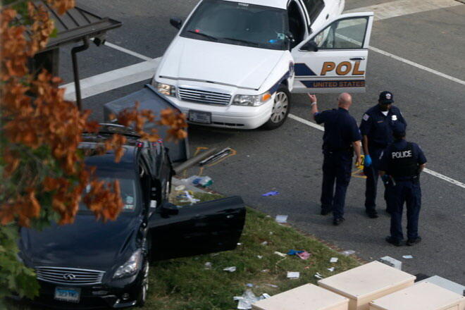 Foto - Foto Setelah Peristiwa Penembakan di Capitol Hill