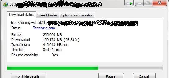 jual IDCopy Solusi Download Rapidleech Unlimited Trafic Space 60GB Suport 80+ Premium