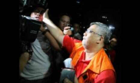 Inilah Kronologi Akil Mochtar Tampar Wartawan