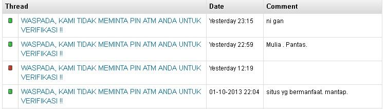 WASPADA, KAMI TIDAK MEMINTA PIN ATM ANDA UNTUK VERIFIKASI !!