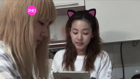 DARA 2NE1 sebelum dan sesudah make up &#91;PICT++&#93;