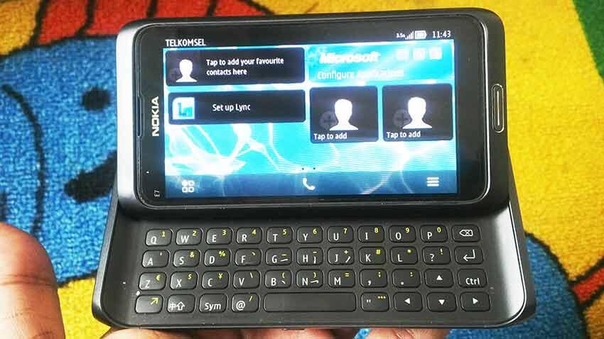 JUAL NOKIA E7 Dark Grey MULUS