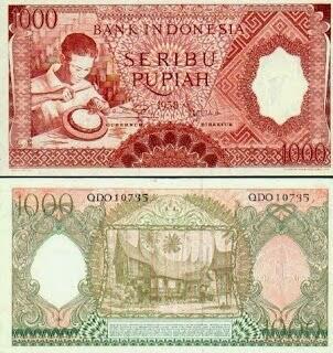 Kumpulan Gambar Uang 1000 Rupiah Dari 1958 Hingga Sekarang