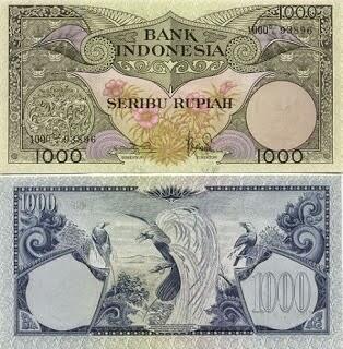 Kumpulan Gambar Uang 1000 Rupiah Dari 1958 Hingga Sekarang