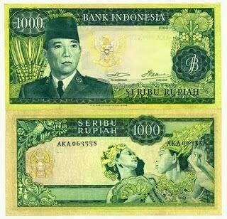 Kumpulan Gambar Uang 1000 Rupiah Dari 1958 Hingga Sekarang