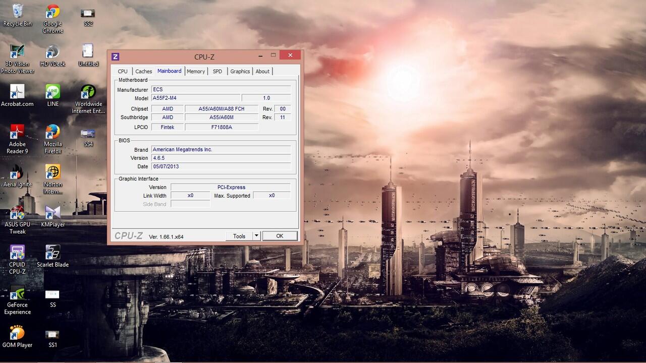 DI JUAL MOTHERBOARD ECS A55F2-M4 + Processor