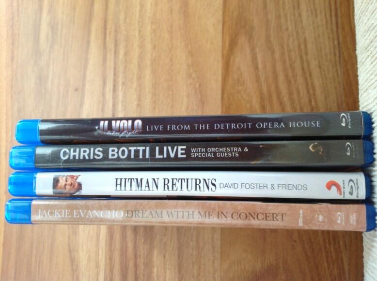 Terjual Best bluray concert, David Foster, Chris Botti, Jackie Evancho