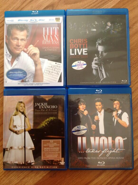 Terjual Best bluray concert, David Foster, Chris Botti, Jackie Evancho