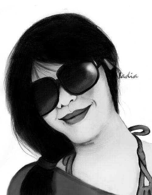 Face Sketching karya temen ane