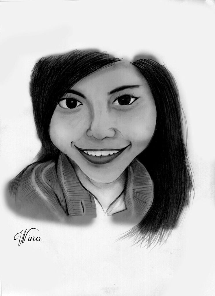 Face Sketching karya temen ane