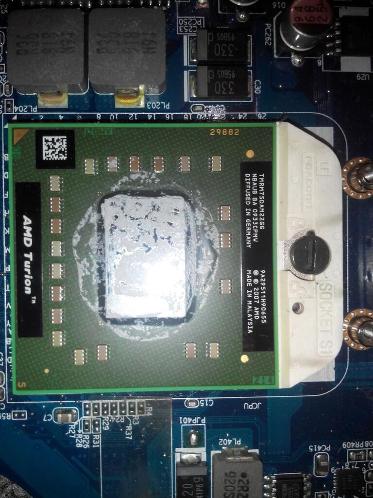 Processor Compaq Cq 40 AMD Turion
