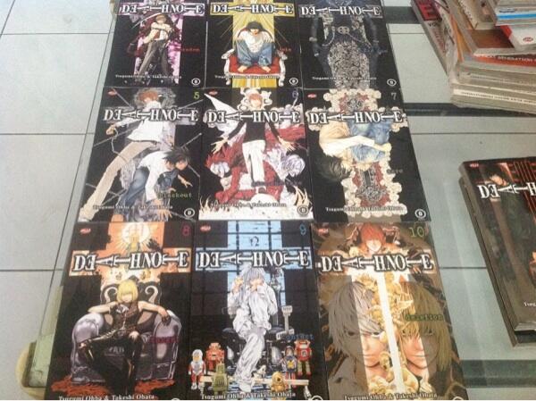 Komik naruto, one piece, yugioh, kungfu boy, hayate, digimon, midori's day etc