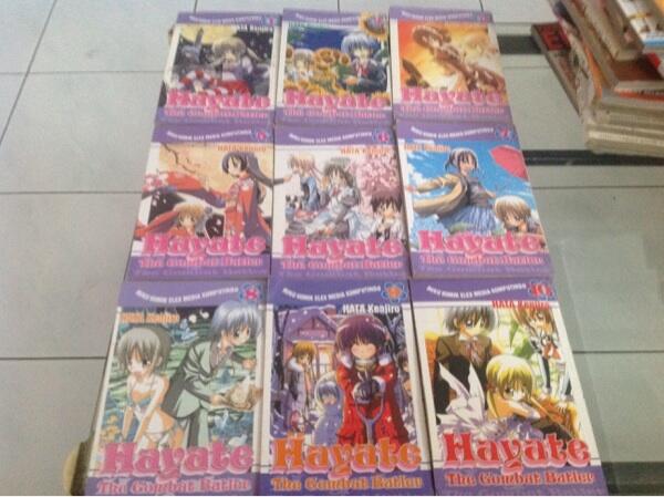 Komik naruto, one piece, yugioh, kungfu boy, hayate, digimon, midori's day etc