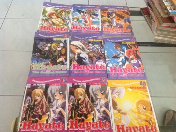 Komik naruto, one piece, yugioh, kungfu boy, hayate, digimon, midori's day etc