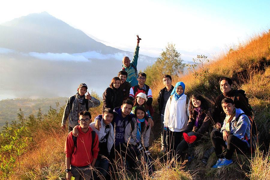 Pendakian Pertama Saya Bareng Teman - teman baru di Gunung Batur, Bali