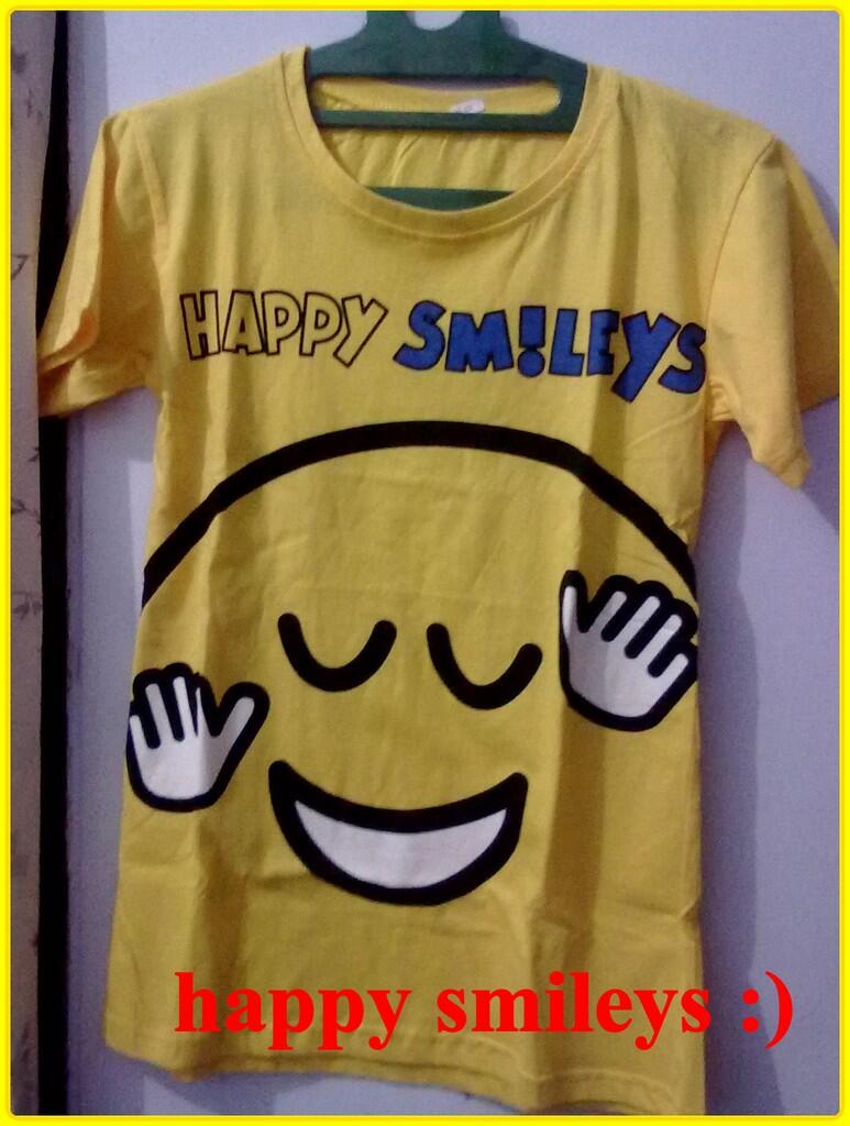 JUAL KAOS EMOTICON SMILE