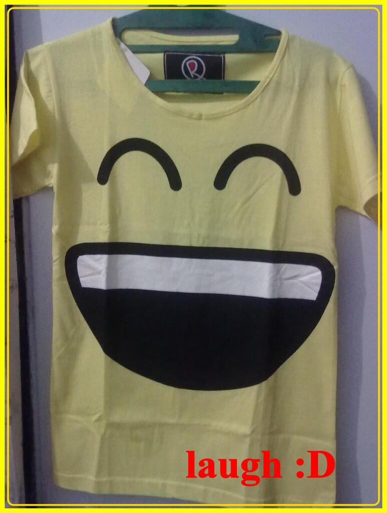 JUAL KAOS EMOTICON SMILE