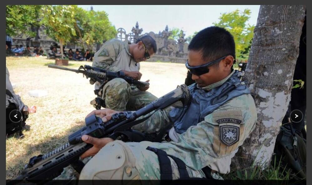 FOTO FOTO PASUKAN KHUSUS PENGAMAN KTT APEC