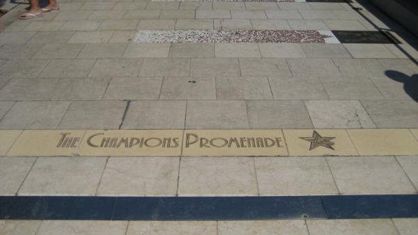 The Champions Promenade, Walk of Fame-nya Pesepakbola