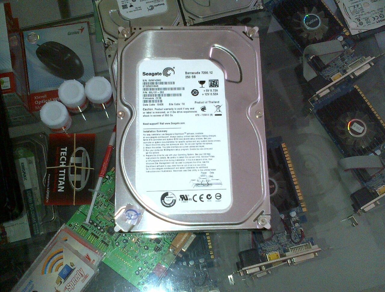 HArd disk segate 250 g sata