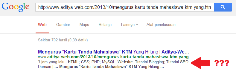 &#91;Help&#93; Mohon Bantuannya Seputar Google Rich Snippet.