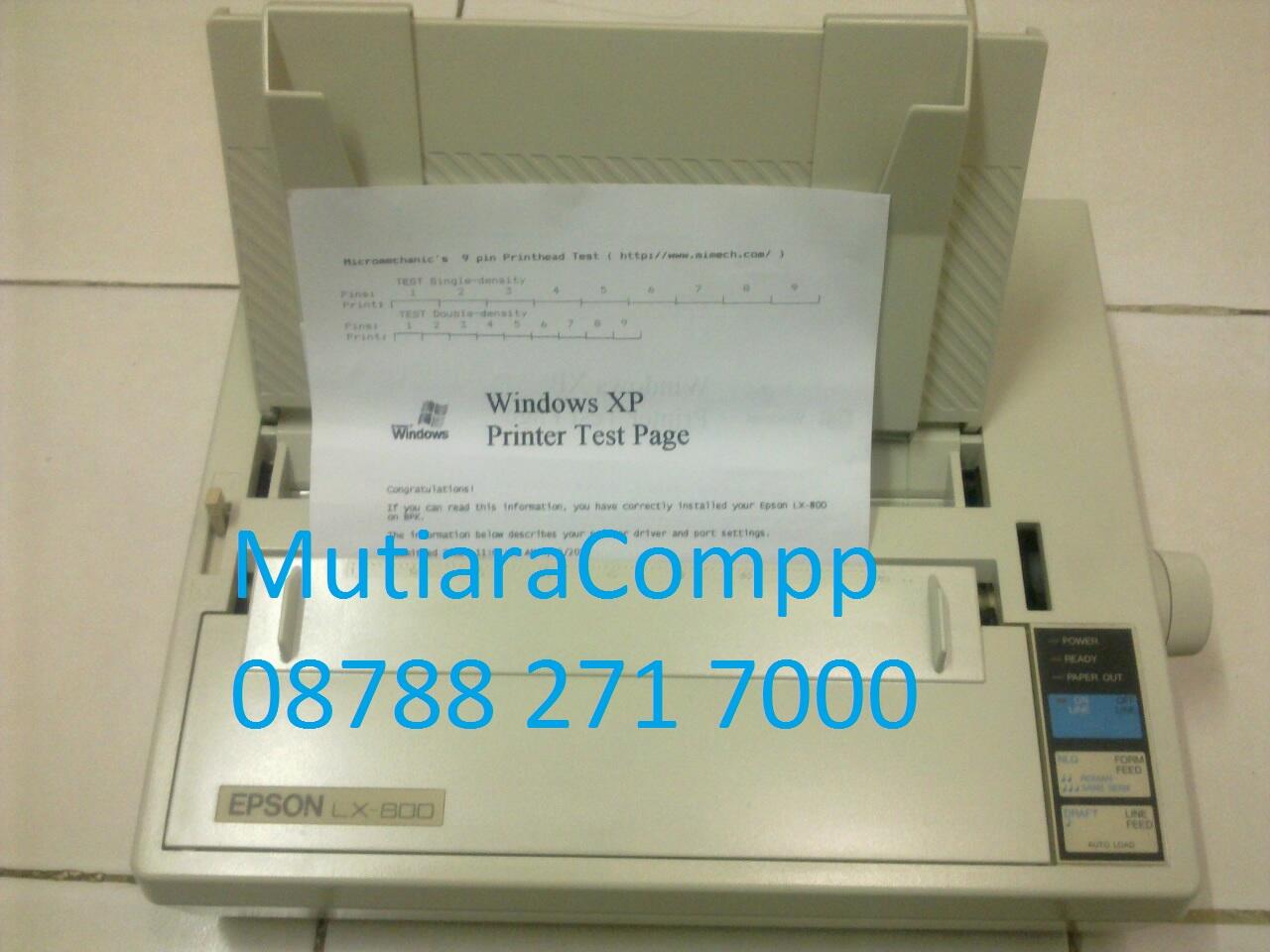 Printer Epson Dot Matrix LX800, LX300, LX300+ (Plus) Murah Lengkap Bagus