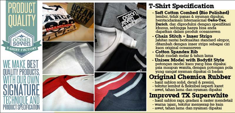 **READY STOCK** KAOS DISTRO ONLINE OCEAN SEVEN - KAOS, POLO, RAGLAN (PREMIUM QUALITY)