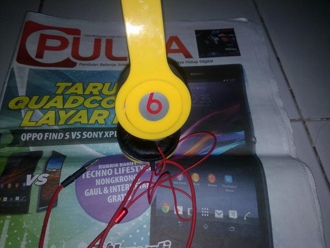 HANDFREE DR DRE KUNING