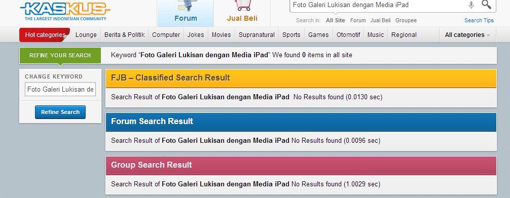 Foto Galeri Lukisan dengan Media iPad