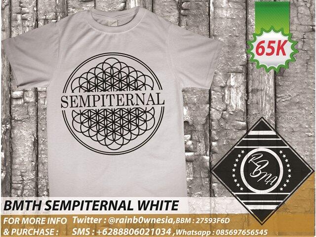 **READY STOCK dan PO (no kuota) KAOS BAND ( BMTH,PARAMORE,ADTR,DAN MSH BNYK LG)**