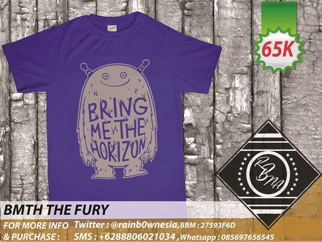 **READY STOCK dan PO (no kuota) KAOS BAND ( BMTH,PARAMORE,ADTR,DAN MSH BNYK LG)**