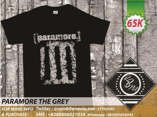 **READY STOCK dan PO (no kuota) KAOS BAND ( BMTH,PARAMORE,ADTR,DAN MSH BNYK LG)**