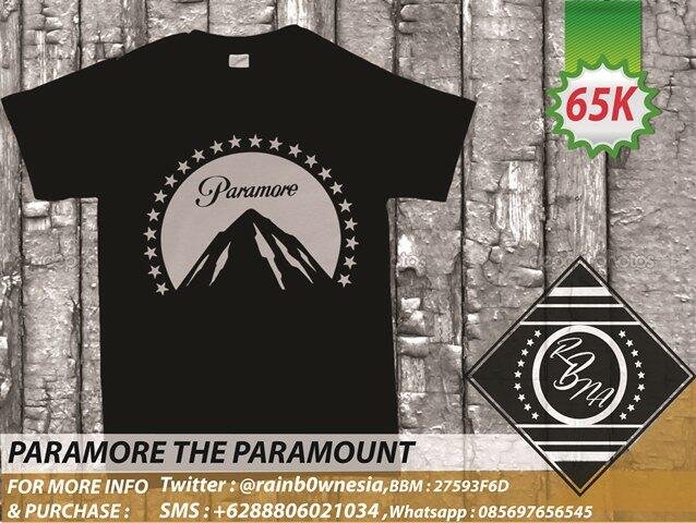 **READY STOCK dan PO (no kuota) KAOS BAND ( BMTH,PARAMORE,ADTR,DAN MSH BNYK LG)**
