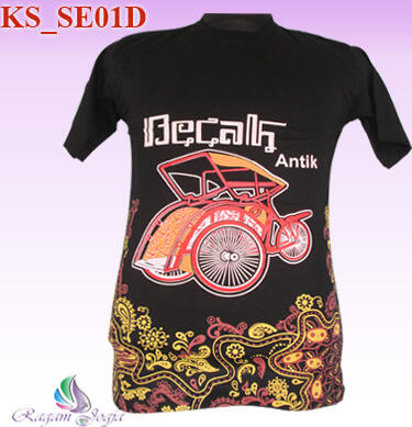 Kaos Batik Motif Jogja