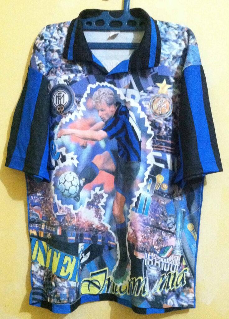 original jersey supporter / fan apparel dennis bergkamp inter milan 1994