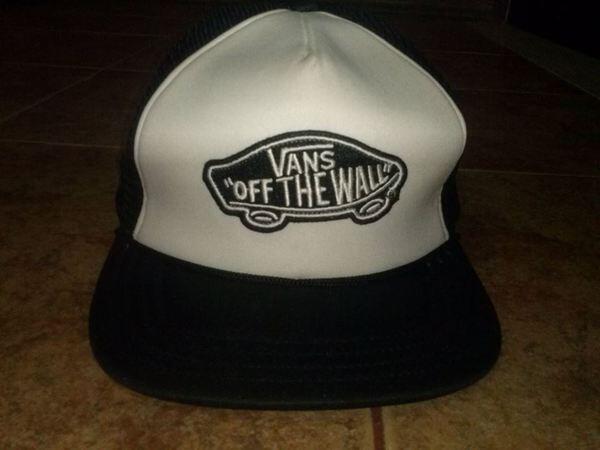 WTS Patch Trucker Vans White Black Original