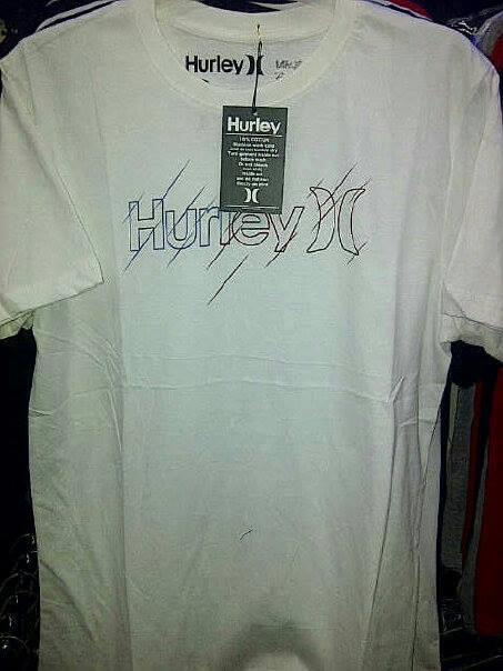 Kaos (Grade ORI) DC VANS HURLEY RIPCULR QUICKSILVER SUPREME