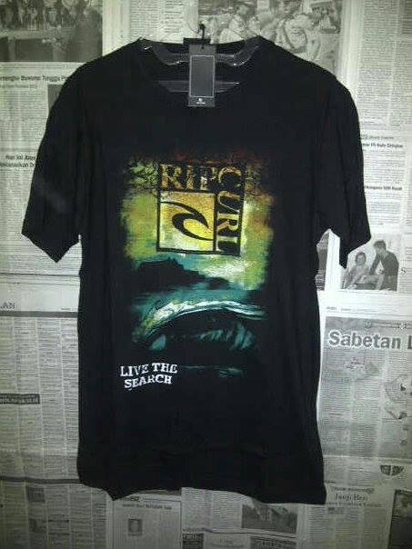 Kaos (Grade ORI) DC VANS HURLEY RIPCULR QUICKSILVER SUPREME