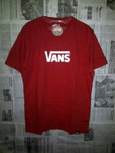 Kaos (Grade ORI) DC VANS HURLEY RIPCULR QUICKSILVER SUPREME
