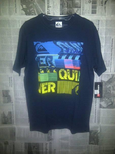 Kaos (Grade ORI) DC VANS HURLEY RIPCULR QUICKSILVER SUPREME