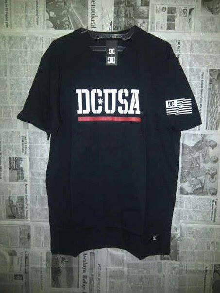 Kaos (Grade ORI) DC VANS HURLEY RIPCULR QUICKSILVER SUPREME