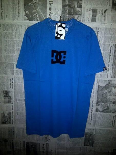 Kaos (Grade ORI) DC VANS HURLEY RIPCULR QUICKSILVER SUPREME