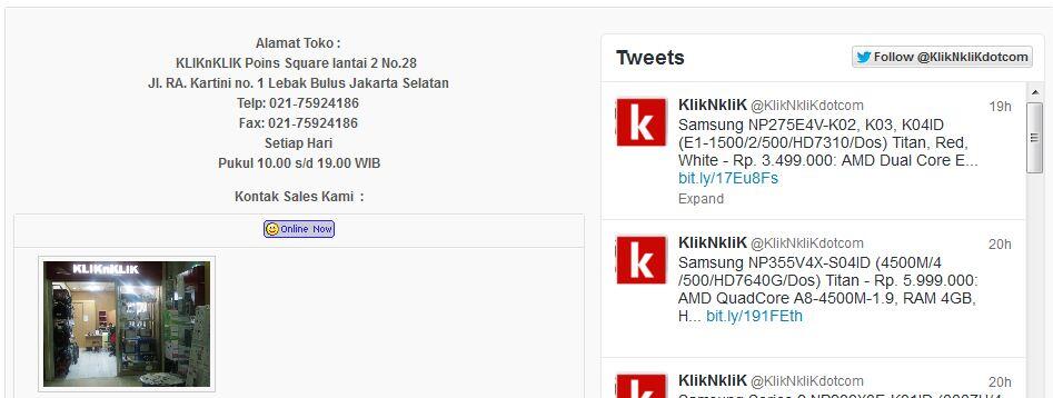 Jual New ASUS A550CC-XX470D, Red, @kliknklikpoins square