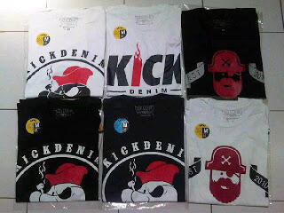 Grosir Kaos Distro PSD,Kick Denim,UNKL,Greenlight,RSCH,Kehed