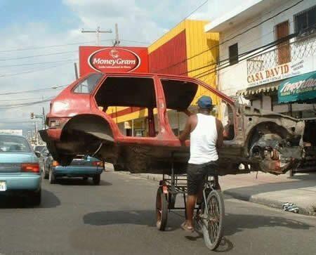 GAYA KEREN NAIK SEPEDA DAN MOTOR !!