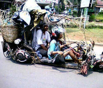 BIKERS VESPA DI INDONESIA !!