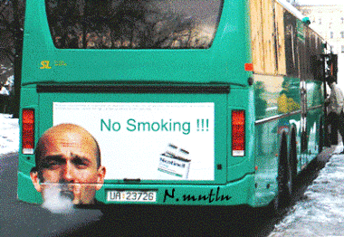 Iklan larangan merokok !!